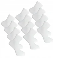 Skarpetki męskie - SKARPETKI 3/4 Białe Bawełniane SKARPETY 12Pak r. 35-38 - miniaturka - grafika 1