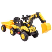 Pojazdy elektryczne dla dzieci - KOPARKA NA AKUMULATOR Z PRZYCZEPĄ I PILOTEM/XZ-980 - miniaturka - grafika 1