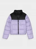 Kurtki damskie - KURTKA PUCHOWA DZIEWCZĘCA TDJAF452 4F 128cm - miniaturka - grafika 1