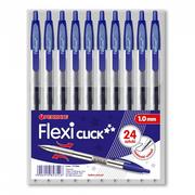Długopisy - Penmate Długopis Flexi Click niebieski (24szt) PENMATE - miniaturka - grafika 1