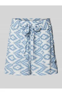 Szorty z wysokim stanem i wiązanym paskiem model NOVA LIFE TALIA - Only - Spodnie sportowe damskie - miniaturka - grafika 1