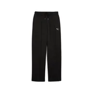 Spodnie damskie - Damskie Spodnie PUMA WARDROBE ESS STRAIGHT PINTUCK PANTS DK OP 62977401 – Czarny - miniaturka - grafika 1
