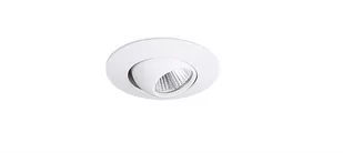 Maxlight oczko stropowe LED Max Yuca Tilted 3W 250lm 3000K 4,7cm białe H0104 H0104 - Oprawy, klosze i abażury - miniaturka - grafika 1