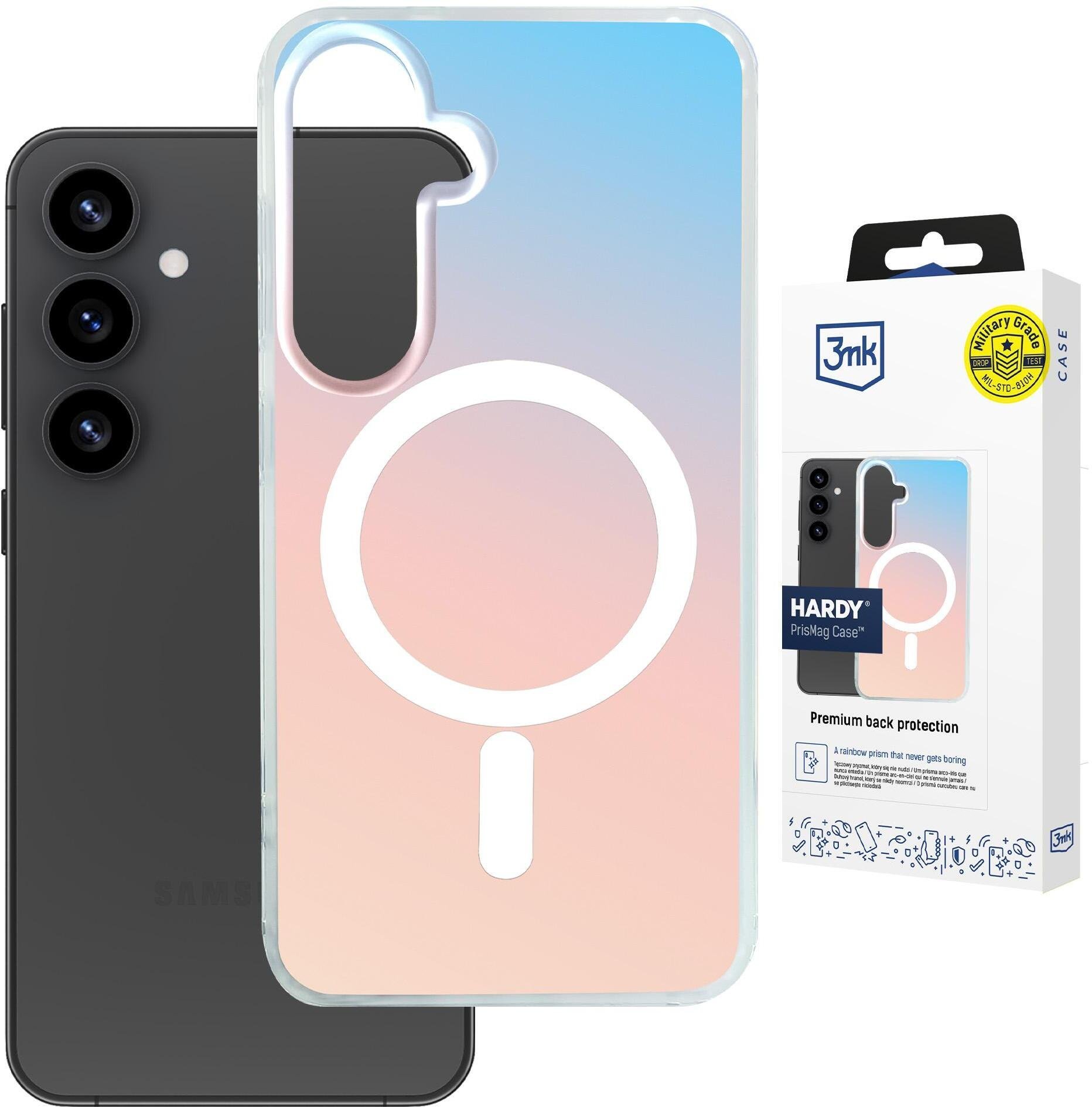 3MK Samsung Galaxy S24 - 3mk Hardy PrisMag Case