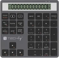 Klawiatury - Techly Klawiatura numeryczna bezprzewodowa z kalkulatorem BT/RF USB - miniaturka - grafika 1