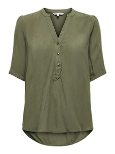 ONLY Bluzka w kolorze khaki - Bluzki damskie - miniaturka - grafika 1