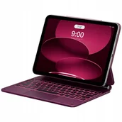 Etui do tabletów - Etui na tablet 4kom.pl Etui Typecase Edge z klawiaturą do iPad 11" A16 2025 / iPad 10.9" 2022 malinowy - miniaturka - grafika 1