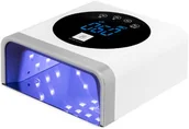 Lampy kosmetyczne - Lampa uv led ocho nails x22 72w aku bezprzewodowa biała z lustrzanym dnem - miniaturka - grafika 1