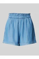 Spodenki damskie - Szorty jeansowe o luźnym kroju z elastycznym pasem model HARPER - Vero Moda - miniaturka - grafika 1