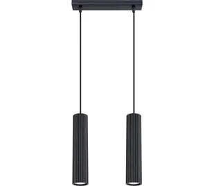 Sollux SL.1574 - Żyrandol na lince KARBON 2xGU10/10W/230V czarny - Lampy sufitowe - miniaturka - grafika 1