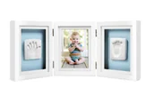 Ramki na zdjęcia - Pearhead, Ramka składana na zdjęcie i odcisk rączki i stópki 3w1, Biała - miniaturka - grafika 1