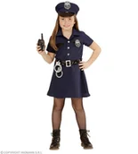 Stroje karnawałowe - Widmann Police Patrol Girl  kostium dziecięcy, 158, niebieski 49088 - miniaturka - grafika 1