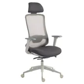 Fotele i krzesła biurowe - COBRA Office Expert HF705GY Szary - miniaturka - grafika 1