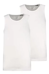 JP 1880 Męskie, duże rozmiary, duże rozmiary, odzież męska L-8XL, tank top, 2 sztuki, bez rękawów, do 8 XL 796858, śnieżnobiały, 7XL - Koszulki męskie - miniaturka - grafika 1