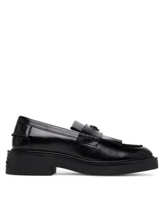 Tommy Jeans Loafersy Tjw Fringes Loafer EN0EN02790 Czarny - Półbuty damskie - miniaturka - grafika 1