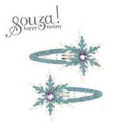 Zabawy w naśladowanie dorosłych - Souza! Spinki do włosów śnieżynki Scotty 2 szt. - miniaturka - grafika 1