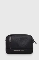 Torby męskie - Armani Exchange saszetka kolor czarny - miniaturka - grafika 1
