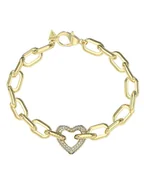 Bransoletki - Guess Bransoletka JUBB05 016JW Złoty - miniaturka - grafika 1