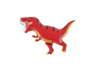 Urodziny dziecka - GRABO Balony foliowy "Dinozaur T-REX" czerwony GRABO 21" SHP GB252R - miniaturka - grafika 1