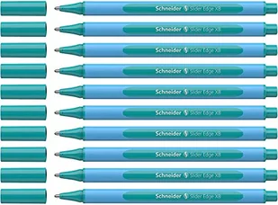 Schneider 152234 Slider Edge pastelowe długopisy XB (trójkątne długopisy o szerokości kreski XB) 10 sztuk, ocean, 12 sztuk (1 opakowanie) - Długopisy - miniaturka - grafika 1