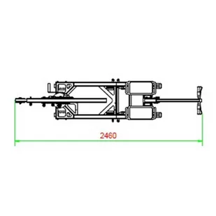 Mini żuraw (udźwig: 400 kg, wysokość haka od ziemi: 2466 mm) 00081560 - Wyposażenie gospodarstwa rolnego - miniaturka - grafika 5