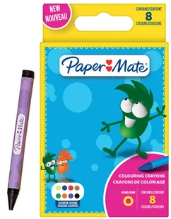 PAPER MATE KREDKI WOSKOWE 8 KOLORÓW 2168273 - Przybory szkolne - miniaturka - grafika 1
