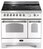 Kuchenki elektryczne - Kuchnia z płytą indukcyjną LOFRA DOLCEVITA 90 BIANCO PERLA RBPD96MFTE/5i/Bronze - miniaturka - grafika 1