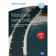 Podręczniki dla liceum - Nowa Era Oblicza geografii 3 Maturalne karty pracy Zakres rozszerzony. Klasa 3 Szkoły ponadgimnazjalne Geografia - Marian Kupczyk - miniaturka - grafika 1