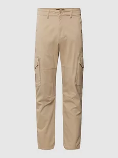 Spodnie cargo o kroju tapered fit z kieszeniami cargo - Spodnie męskie - miniaturka - grafika 1
