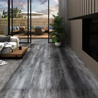 Panele podłogowe - Vida Panele podłogowe PVC 5,02m 2mm samoprzylepne lśniący szary V-146563 - miniaturka - grafika 1