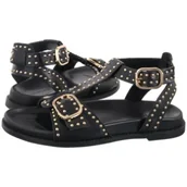 Sandały damskie - Sandały Czarne 76240-51 (WO310-a) Wojas - miniaturka - grafika 1