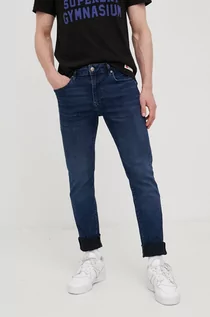 Spodnie męskie - Superdry jeansy męskie - grafika 1