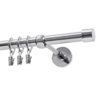 Karnisze - Karnisz DECASTYL Luna z kółkami pojedynczy 320 cm Chrom - miniaturka - grafika 1