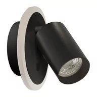 Lampy sufitowe - Spot Parma 1 1xGU10 + 1xLED CCT czarny LP-0612/1WS BK - Light Prestige - miniaturka - grafika 1