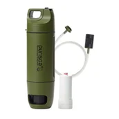 Butelki filtrujące - Butelka filtrująca EXTRALINK Purisoo+ 400 ml Zielony + filtr do wody UF + ACF - miniaturka - grafika 1