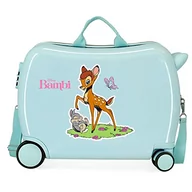 Walizki - Disney Bambi walizka dziecięca niebieska 50 x 39 x 20 cm sztywne ABS kombinowane zamknięcie boczne 34 l 1,8 kg 4 koła - miniaturka - grafika 1