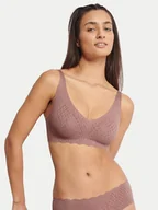 Biustonosze - Sloggi Biustonosz bezfiszbinowy Zero Feel Bliss 10219688 Brązowy - miniaturka - grafika 1