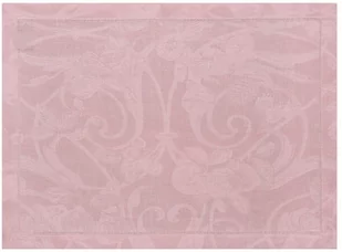 Le Jacquard Fran ais Podkładka żakardowa na stół Tivoli Różowa - Obrusy i serwetki - miniaturka - grafika 1