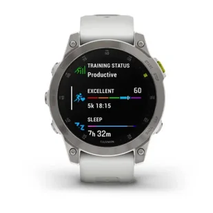 Garmin Garmin Epix 2 Sapphire Tytanowy Biały - Smartwatch - miniaturka - grafika 1