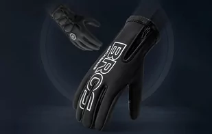 Rękawiczki rowerowe Rockbros S091-4BK (czarne) - Rękawiczki rowerowe - miniaturka - grafika 2