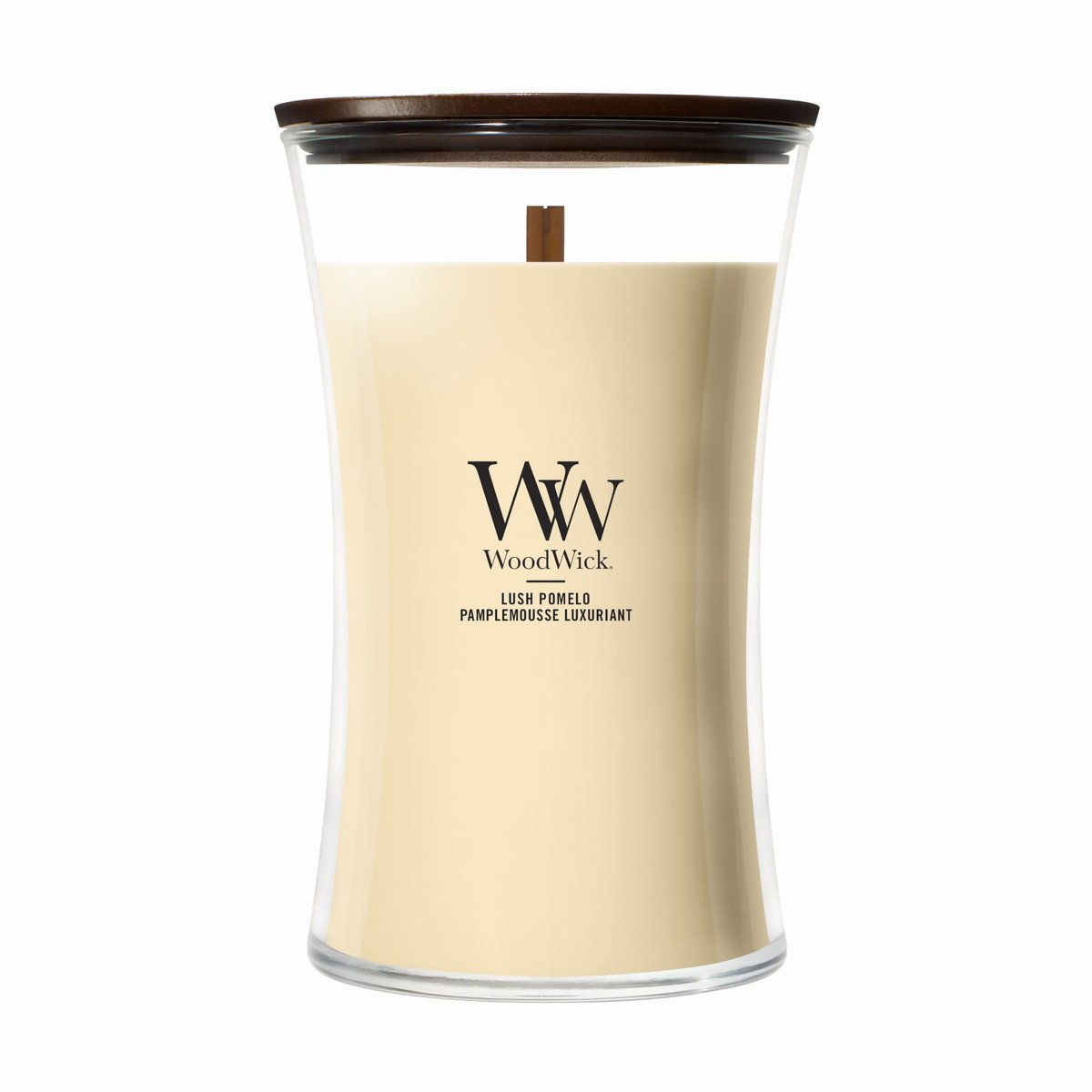 Świeca zapachowa duża WoodWick Lush Pomelo