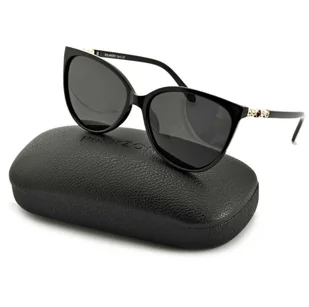 Okulary przeciwsłoneczne damskie polaryzacyjne Kocie Oczy POL-828 - Okulary korekcyjne, oprawki, szkła - miniaturka - grafika 1