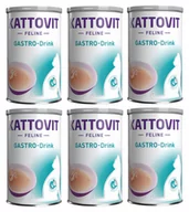 Mokra karma dla kotów - Kattovit Drink Gastro 6x135ml puszka - miniaturka - grafika 1