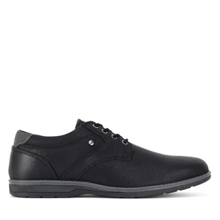 Półbuty Lanetti LINOS2-101 MBS Czarny - Półbuty męskie - miniaturka - grafika 1