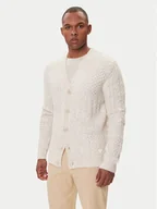 Swetry męskie - Guess Kardigan M5BR15 Z0462 Beżowy Regular Fit - miniaturka - grafika 1