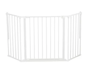 Baby Dan Barierka NewFlex M 90 140 cm biała - Zabezpieczenia dla dzieci - miniaturka - grafika 1