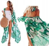 Bluzki damskie - Letnia Narzutka Plażowa Pareo Kolory Lato [74Se] - miniaturka - grafika 1