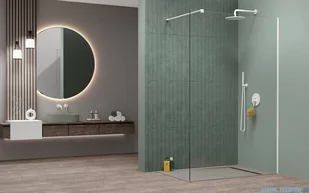 Radaway Modo New White II kabina Walk-in 110x200 szkło przejrzyste 389114-04-01 - Kabiny prysznicowe - miniaturka - grafika 3