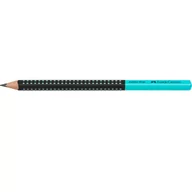 Ołówki - Faber-Castell OŁÓWEK JUMBO GRIP TWO TONE CZARNY/TURKUS OWY FABER-CASTELL - miniaturka - grafika 1