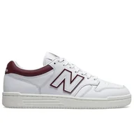 Buty sportowe męskie - Buty New Balance BB480LDB - białe - miniaturka - grafika 1